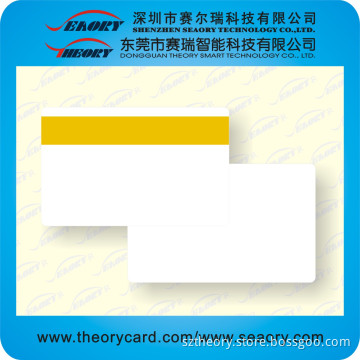 Yellow Magnetic Stripe Card